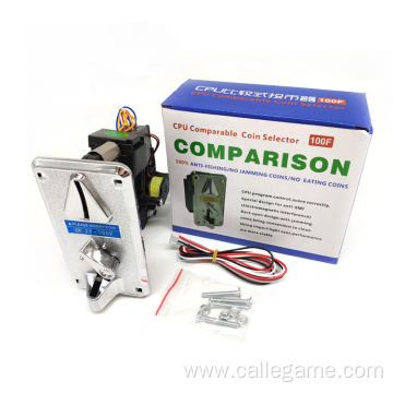 Comparison Coin Acceptor For Coin Operated Games